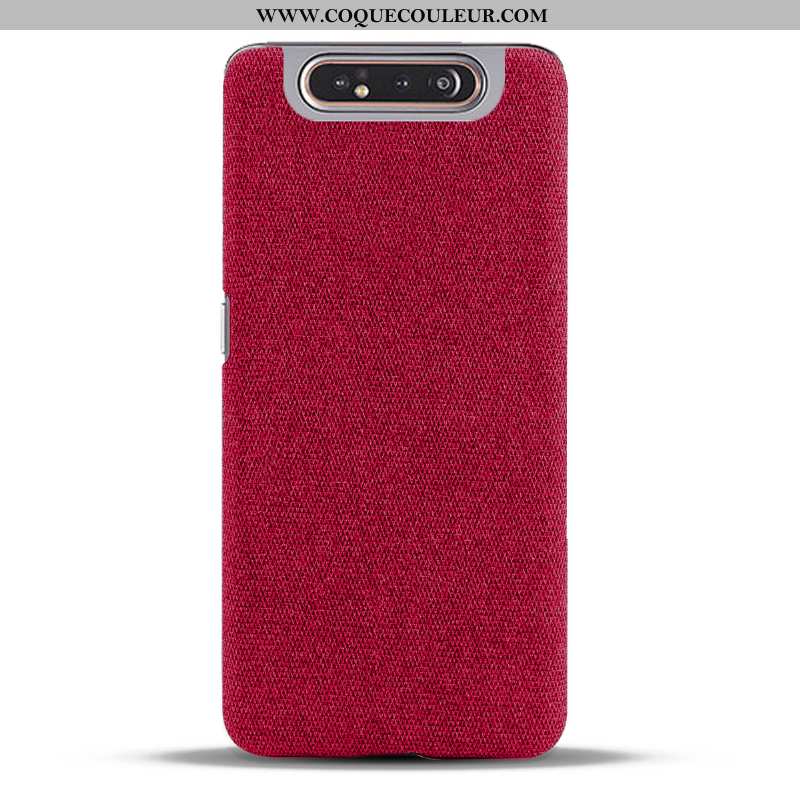 Étui Samsung Galaxy A80 Personnalité Coque Étui, Samsung Galaxy A80 Légère Légères Rouge