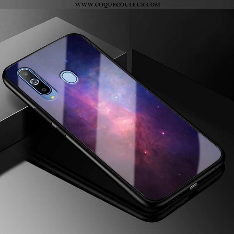 Housse Samsung Galaxy A8s Personnalité Coque Incassable, Étui Samsung Galaxy A8s Créatif Étoile Blan