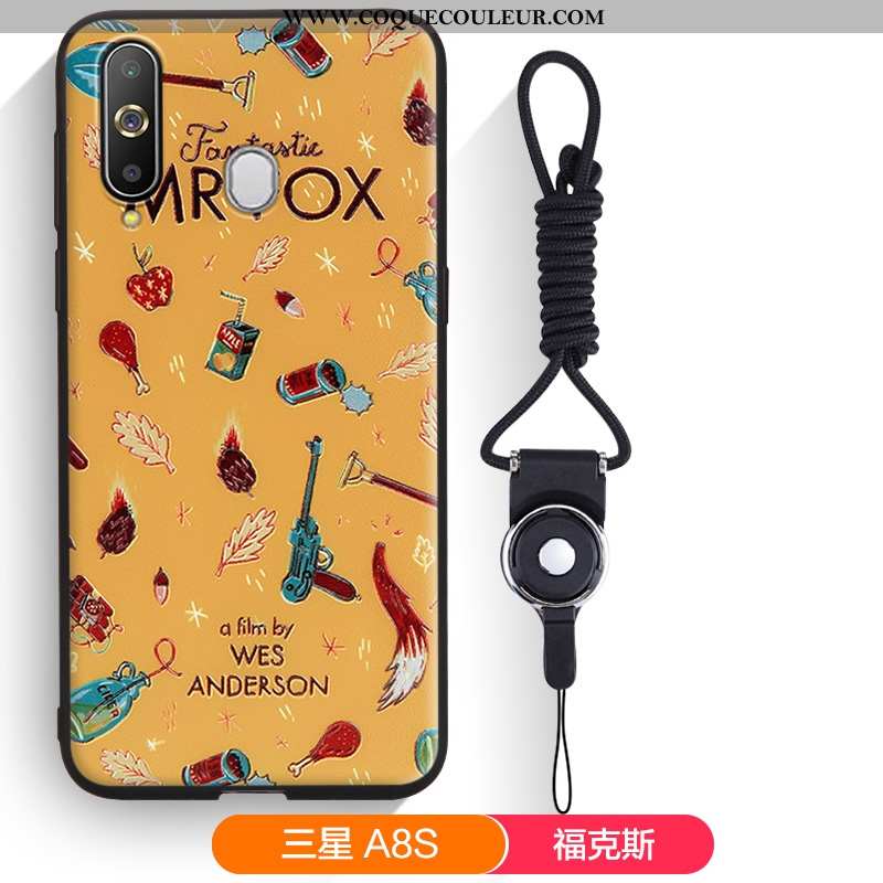 Coque Samsung Galaxy A8s Gaufrage Silicone Étui, Housse Samsung Galaxy A8s Dessin Animé Téléphone Po