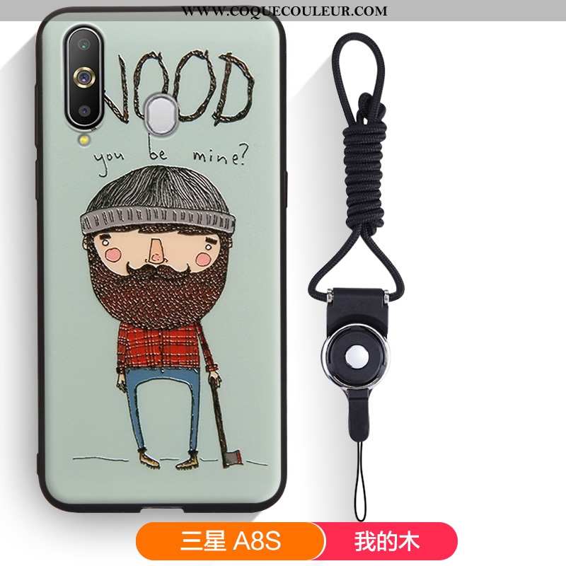 Coque Samsung Galaxy A8s Gaufrage Silicone Étui, Housse Samsung Galaxy A8s Dessin Animé Téléphone Po