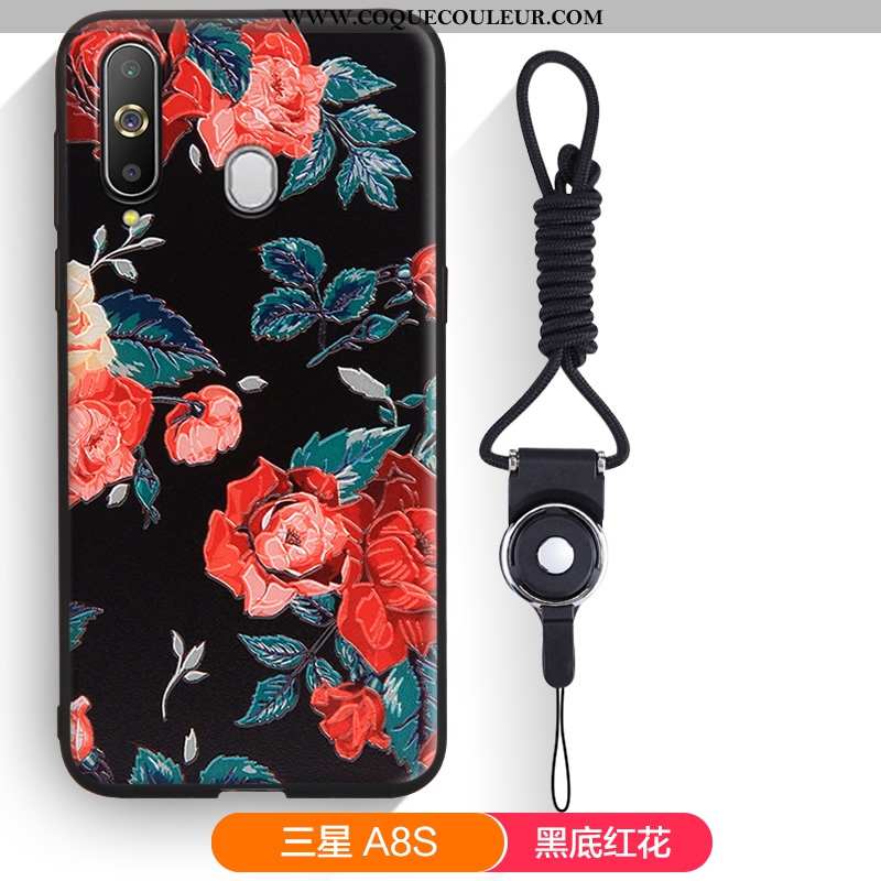 Coque Samsung Galaxy A8s Gaufrage Silicone Étui, Housse Samsung Galaxy A8s Dessin Animé Téléphone Po