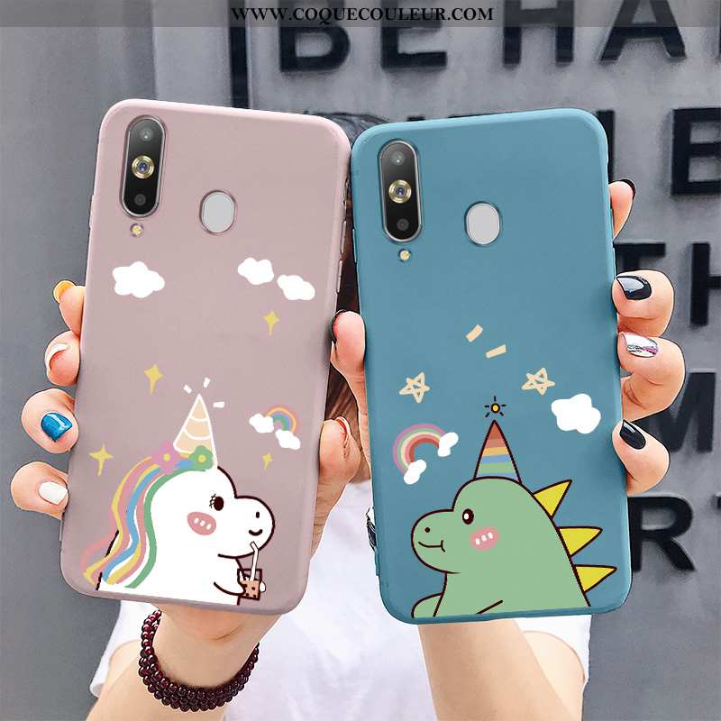 Coque Samsung Galaxy A8s Fluide Doux Arc En Ciel Dessin Animé, Housse Samsung Galaxy A8s Silicone Bl