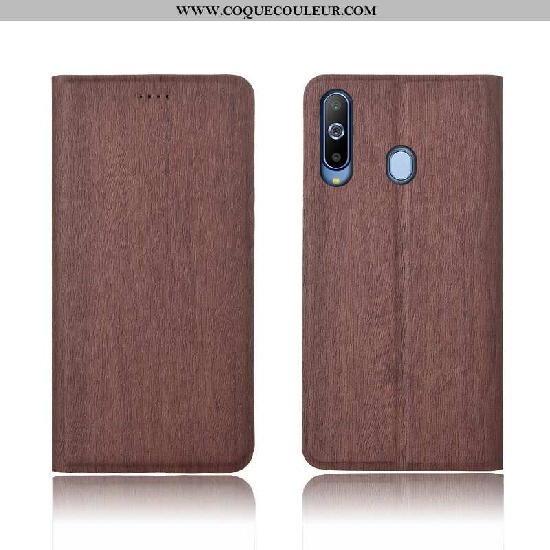 Étui Samsung Galaxy A8s Protection Incassable Fluide Doux, Coque Samsung Galaxy A8s Cuir Téléphone P