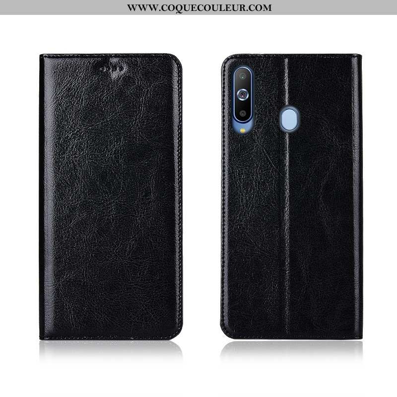 Étui Samsung Galaxy A8s Cuir Fluide Doux Incassable, Coque Samsung Galaxy A8s Modèle Fleurie Nouveau