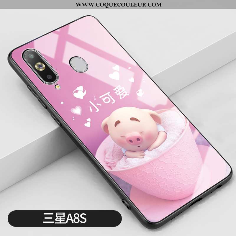 Étui Samsung Galaxy A8s Charmant Mignonne Personnalité, Coque Samsung Galaxy A8s Tendance Étoile Ros