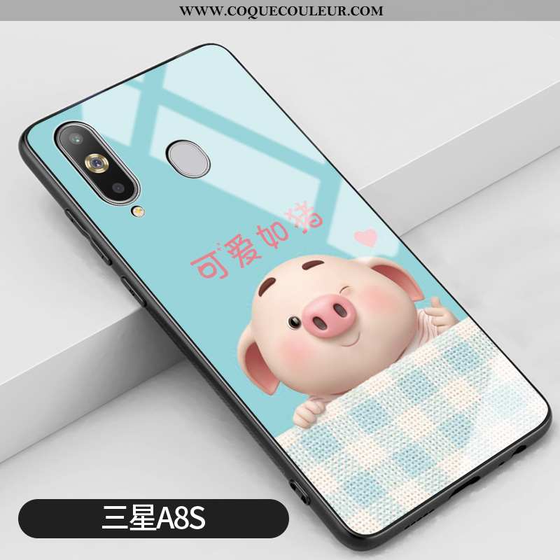 Étui Samsung Galaxy A8s Charmant Mignonne Personnalité, Coque Samsung Galaxy A8s Tendance Étoile Ros