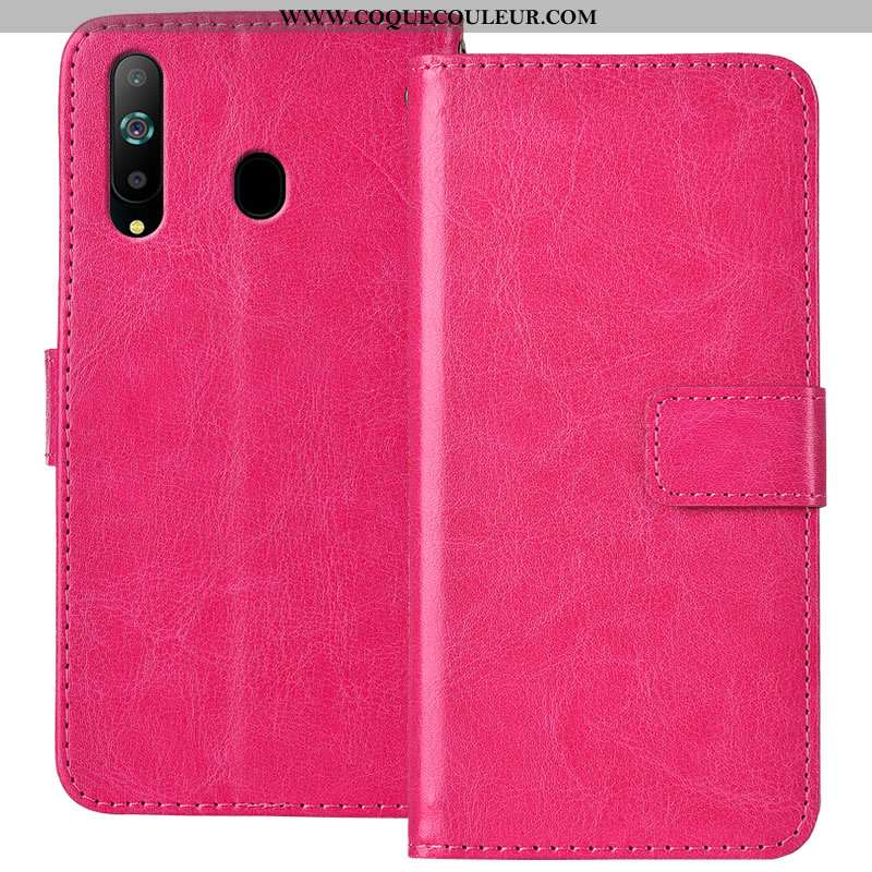 Housse Samsung Galaxy A8s Protection Bleu Marin Étui, Étui Samsung Galaxy A8s Cuir Fluide Doux Bleu 