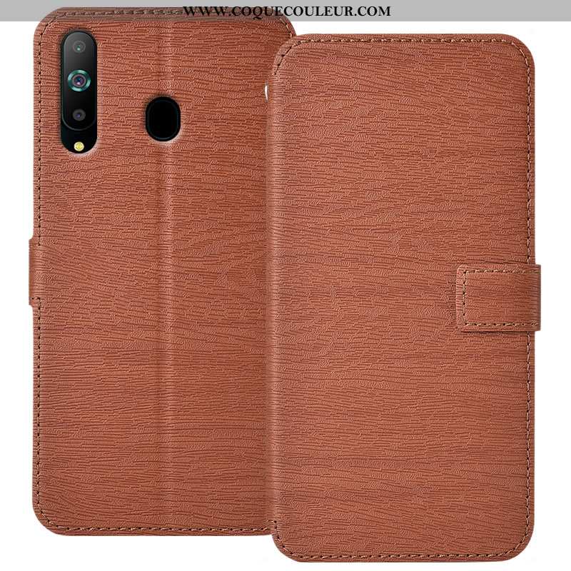 Housse Samsung Galaxy A8s Protection Bleu Marin Étui, Étui Samsung Galaxy A8s Cuir Fluide Doux Bleu 