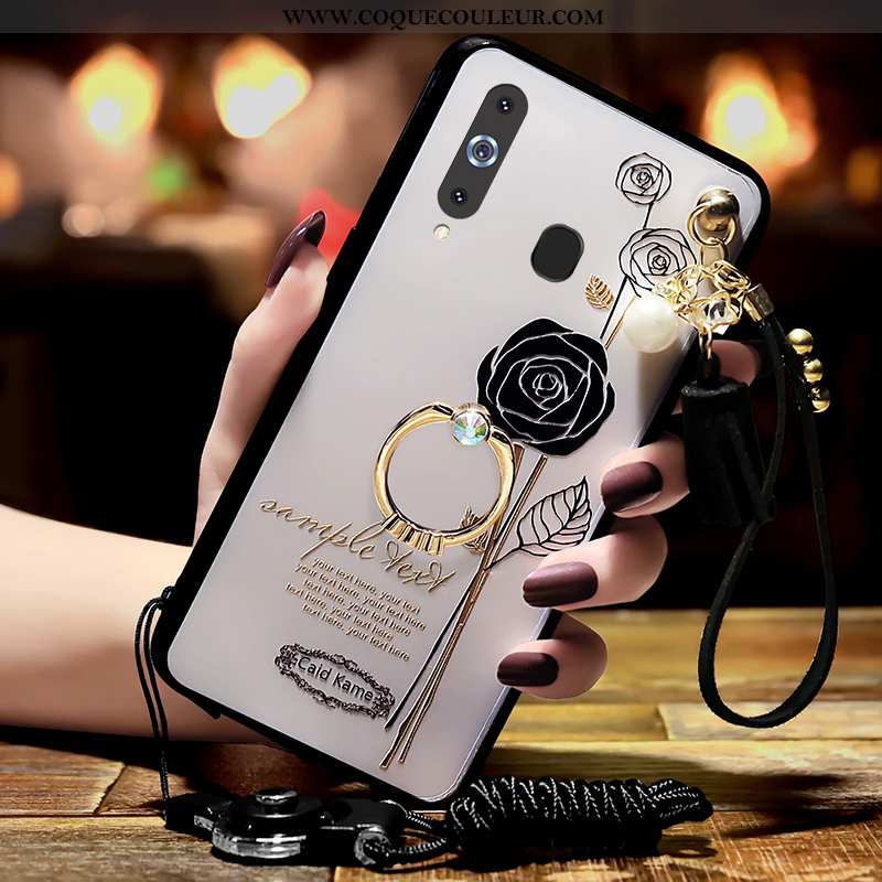 Coque Samsung Galaxy A8s Ornements Suspendus Incassable Coque, Housse Samsung Galaxy A8s Gaufrage Ét