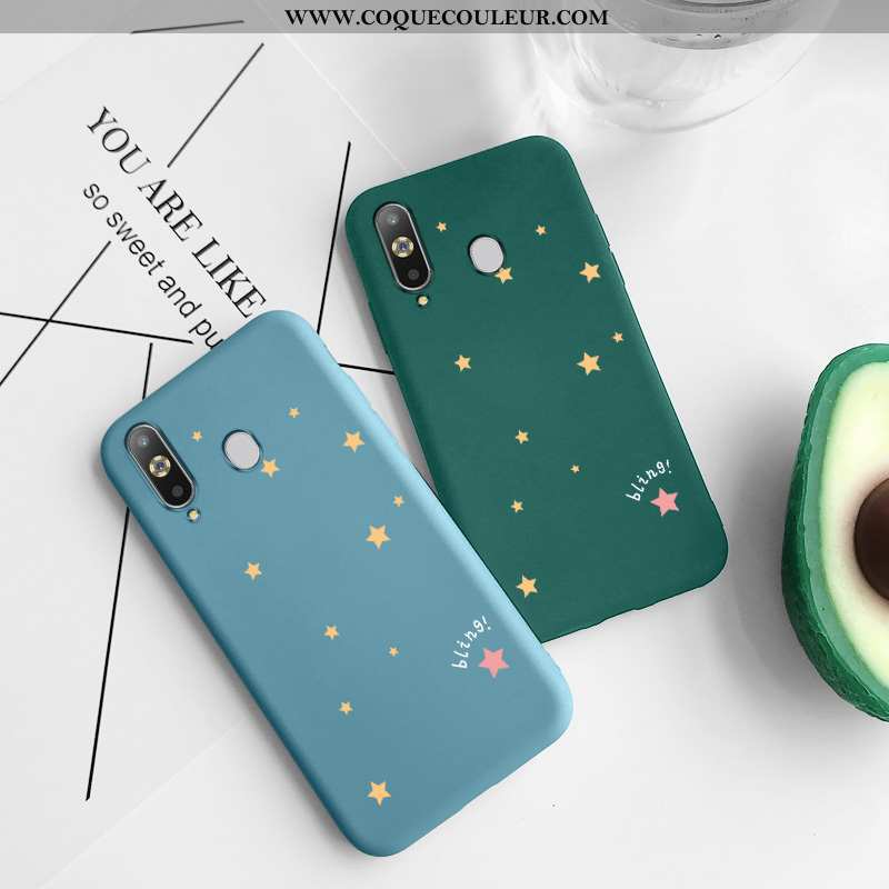 Coque Samsung Galaxy A8s Protection Amour Vert, Housse Samsung Galaxy A8s Tendance Incassable Verte