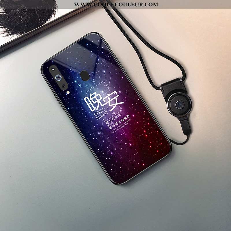 Étui Samsung Galaxy A8s Créatif Coque Ciel Étoilé, Samsung Galaxy A8s Fluide Doux Étoile Bleu Foncé