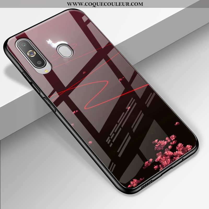 Étui Samsung Galaxy A8s Protection Ciel Étoilé Coque, Coque Samsung Galaxy A8s Verre Étoile Rose