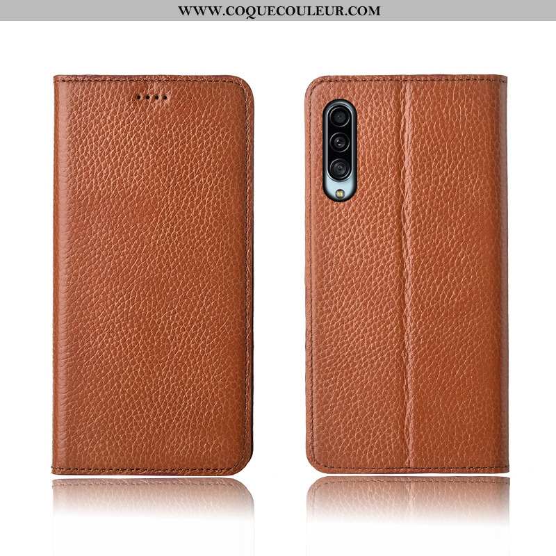 Housse Samsung Galaxy A90 5g Cuir Étoile Protection, Étui Samsung Galaxy A90 5g Silicone Khaki