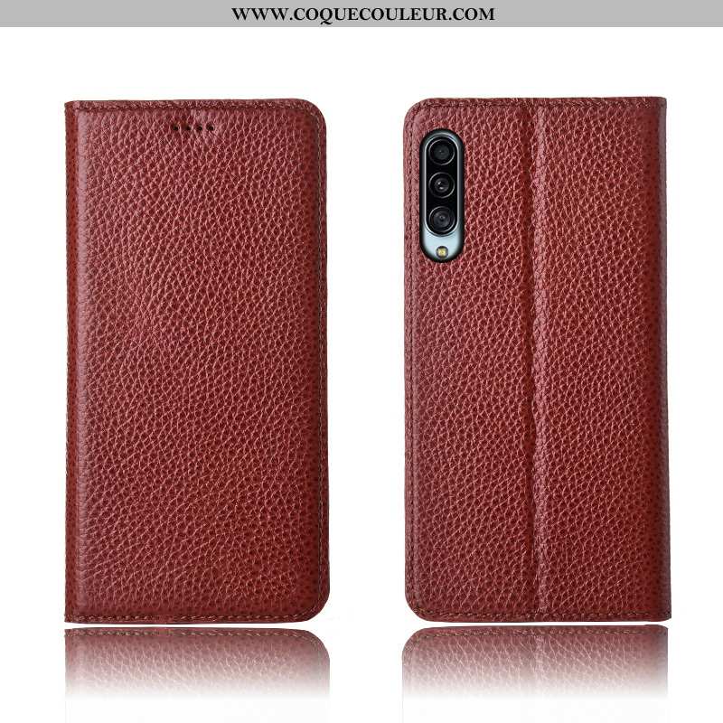 Housse Samsung Galaxy A90 5g Cuir Étoile Protection, Étui Samsung Galaxy A90 5g Silicone Khaki