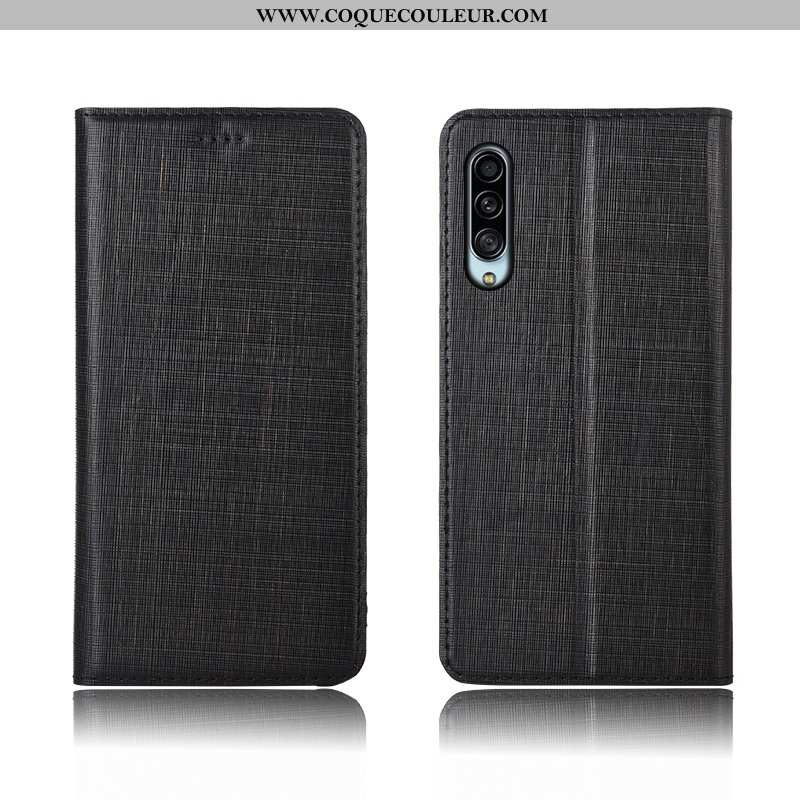 Étui Samsung Galaxy A90 5g Cuir Silicone Coque, Coque Samsung Galaxy A90 5g Fluide Doux Incassable R