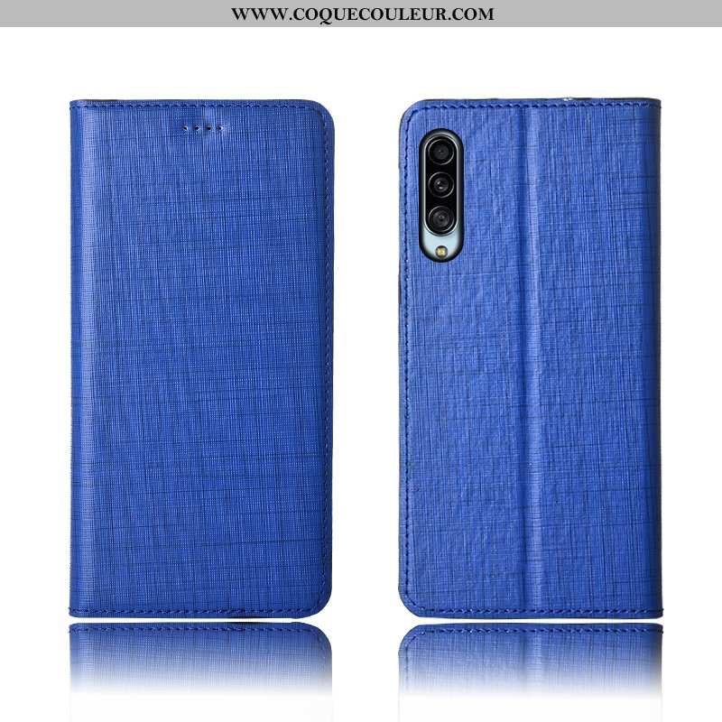 Étui Samsung Galaxy A90 5g Cuir Silicone Coque, Coque Samsung Galaxy A90 5g Fluide Doux Incassable R