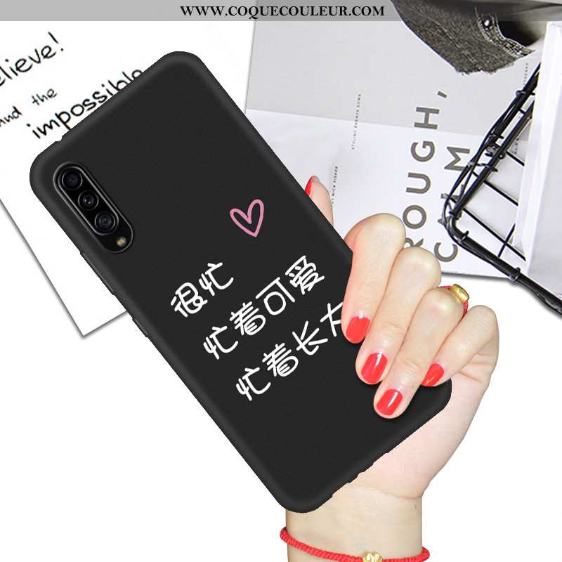 Housse Samsung Galaxy A90 5g Silicone Noir Téléphone Portable, Étui Samsung Galaxy A90 5g Protection