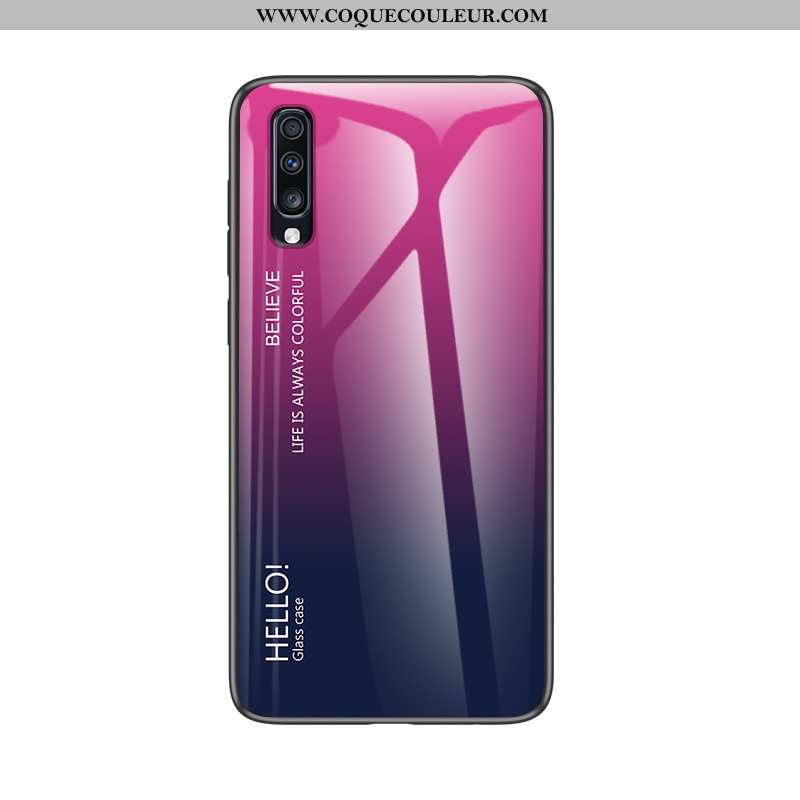 Housse Samsung Galaxy A90 5g Légère Ultra Noir, Étui Samsung Galaxy A90 5g Fluide Doux Verre Noir