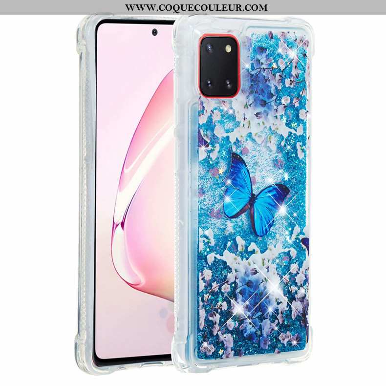 Étui Samsung Galaxy Note 10 Lite Fluide Doux Étoile Rose, Coque Samsung Galaxy Note 10 Lite Tout Com