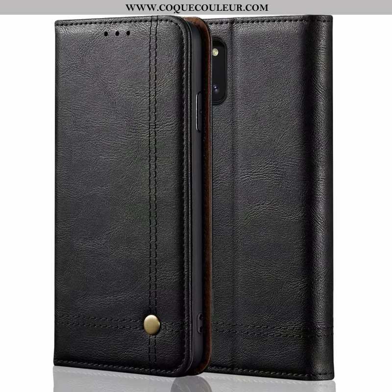 Housse Samsung Galaxy Note 10 Lite Fluide Doux Incassable Cuir Véritable, Étui Samsung Galaxy Note 1