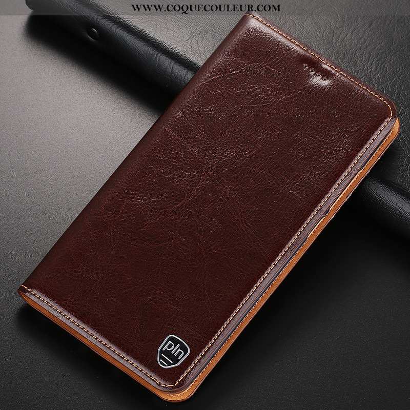 Étui Samsung Galaxy Note 10 Cuir Véritable Protection Téléphone Portable, Coque Samsung Galaxy Note 