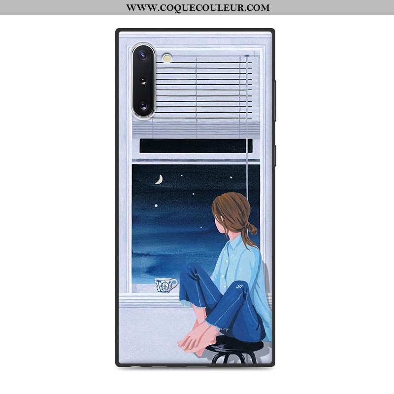 Coque Samsung Galaxy Note 10 Protection Étui, Housse Samsung Galaxy Note 10 Art Petit Blanche