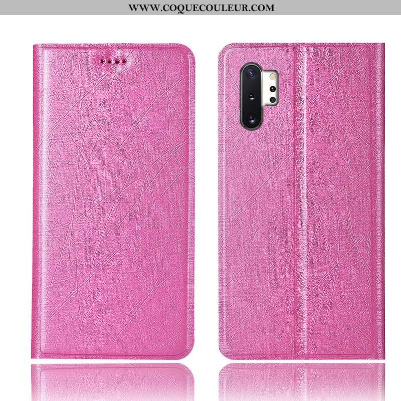 Coque Samsung Galaxy Note 10+ Protection Soie Étui, Housse Samsung Galaxy Note 10+ Cuir Tout Compris