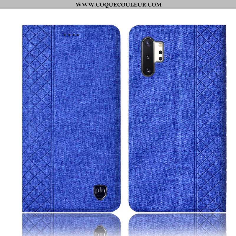 Housse Samsung Galaxy Note 10+ Protection Étoile Tout Compris, Étui Samsung Galaxy Note 10+ Cuir Gri