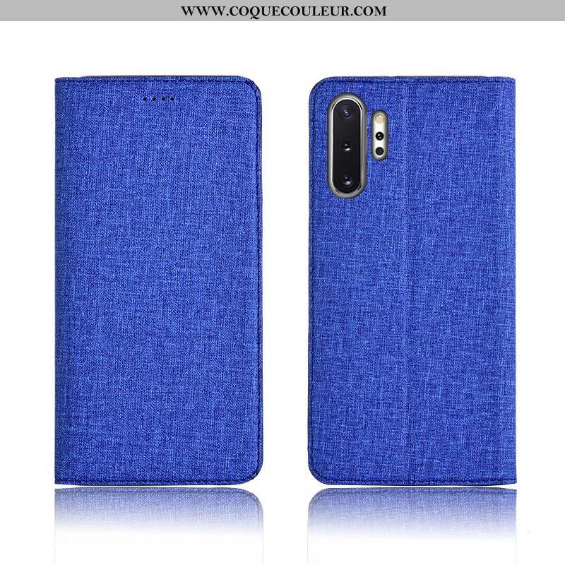 Étui Samsung Galaxy Note 10+ Cuir Silicone Étui, Coque Samsung Galaxy Note 10+ Fluide Doux Tout Comp