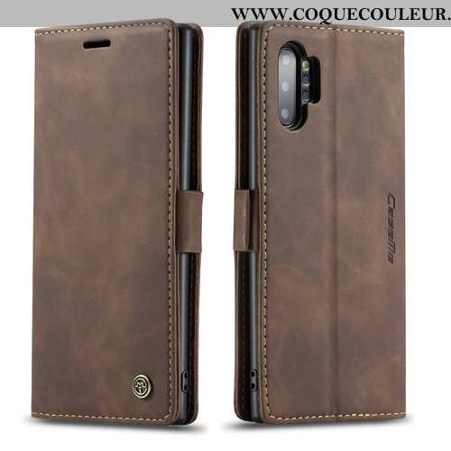 Housse Samsung Galaxy Note 10+ Cuir Carte Protection, Étui Samsung Galaxy Note 10+ Mode Personnalité