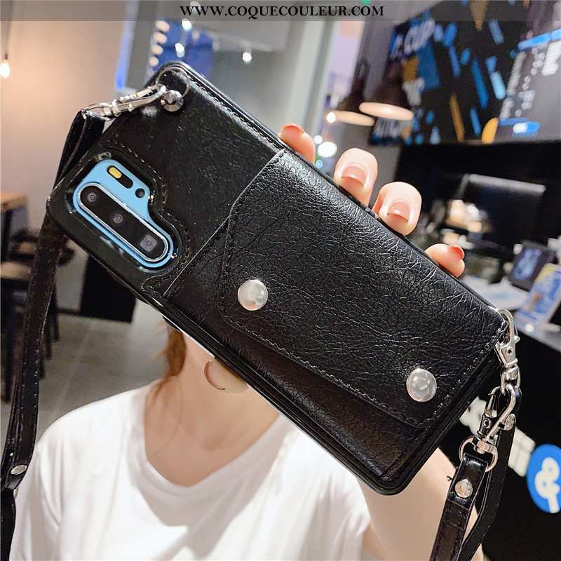 Étui Samsung Galaxy Note 10+ Cuir Étoile Étui, Coque Samsung Galaxy Note 10+ Mode Incassable Noir