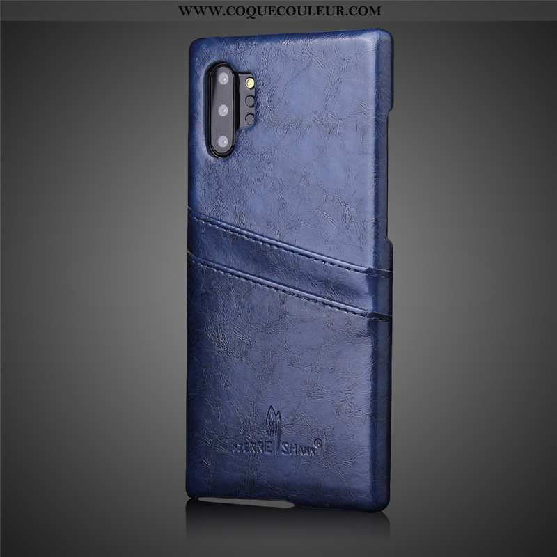 Coque Samsung Galaxy Note 10+ Créatif Étui Protection, Housse Samsung Galaxy Note 10+ Cuir Véritable