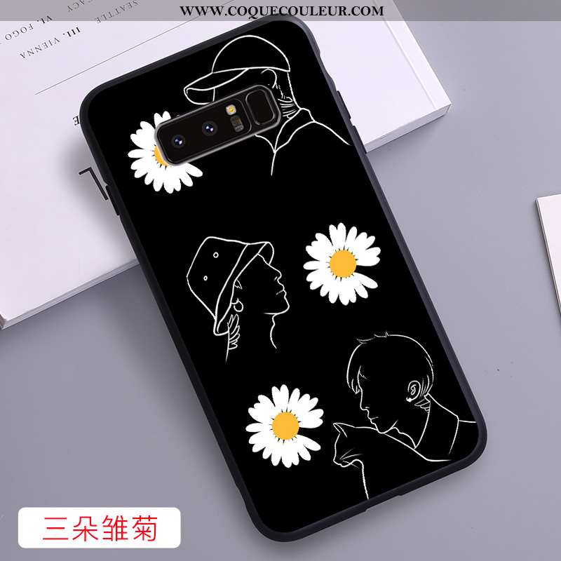 Housse Samsung Galaxy Note 8 Silicone Personnalité Étui, Étui Samsung Galaxy Note 8 Délavé En Daim N