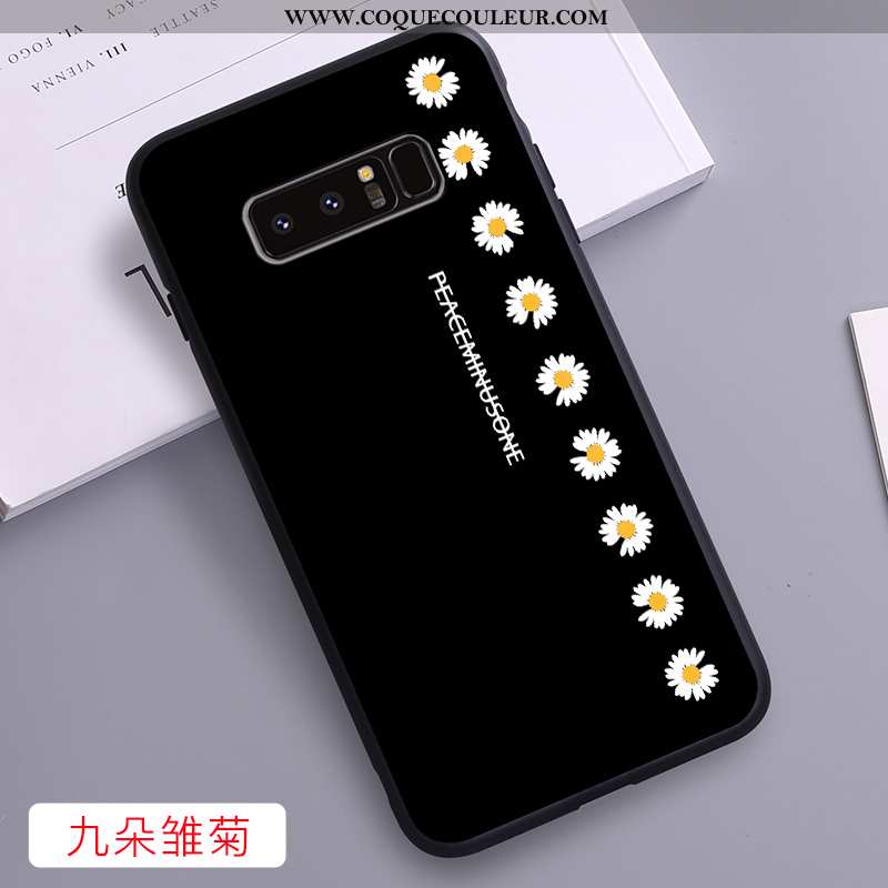 Housse Samsung Galaxy Note 8 Silicone Personnalité Étui, Étui Samsung Galaxy Note 8 Délavé En Daim N