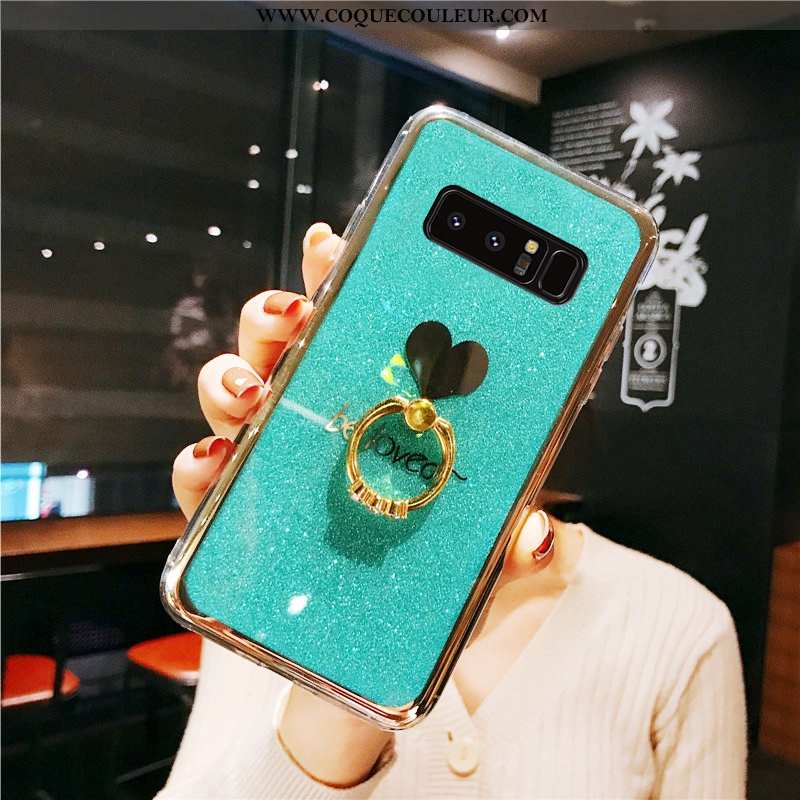 Housse Samsung Galaxy Note 8 Protection Nouveau Vert, Étui Samsung Galaxy Note 8 Créatif Tendance Ve