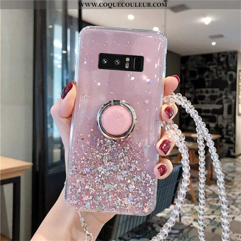 Étui Samsung Galaxy Note 8 Protection Étoile Étui, Coque Samsung Galaxy Note 8 Incruster Strass Inca