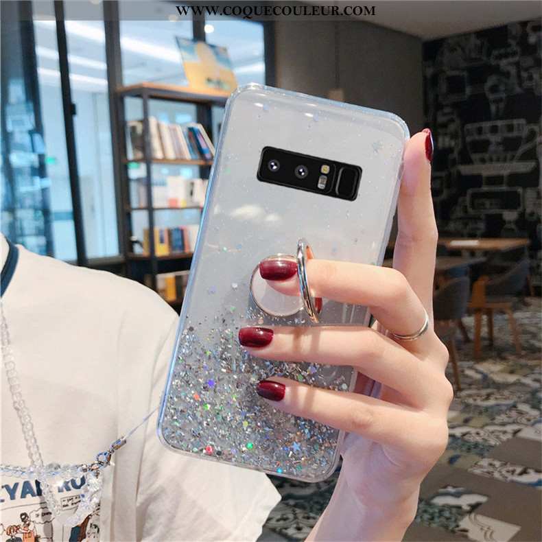 Étui Samsung Galaxy Note 8 Protection Étoile Étui, Coque Samsung Galaxy Note 8 Incruster Strass Inca