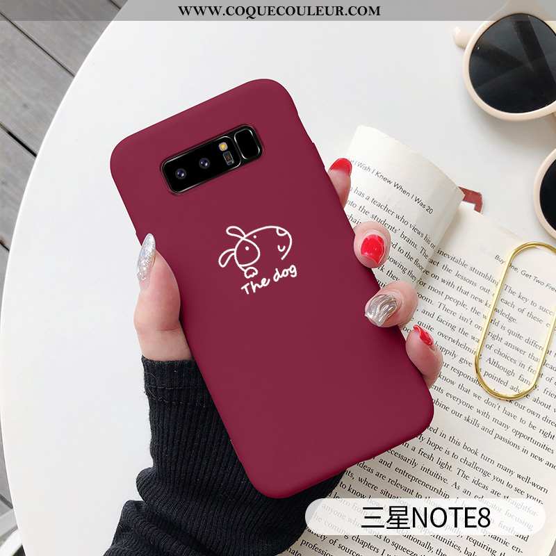 Étui Samsung Galaxy Note 8 Silicone Incassable Amoureux, Coque Samsung Galaxy Note 8 Personnalité Bl