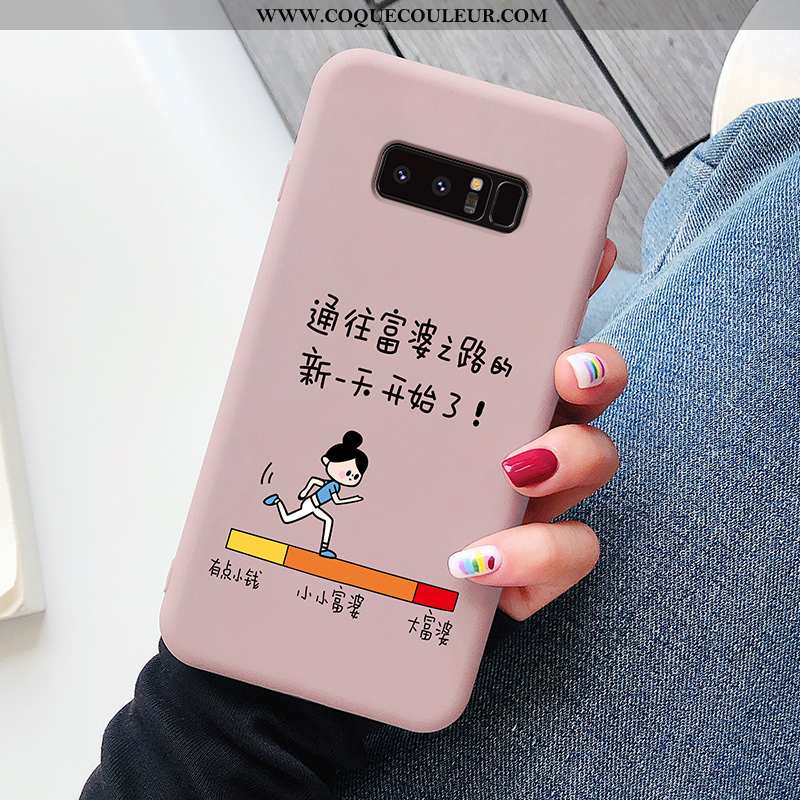 Étui Samsung Galaxy Note 8 Dessin Animé Protection Fluide Doux, Coque Samsung Galaxy Note 8 Charmant