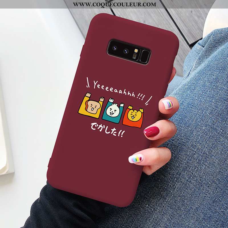 Étui Samsung Galaxy Note 8 Dessin Animé Protection Fluide Doux, Coque Samsung Galaxy Note 8 Charmant