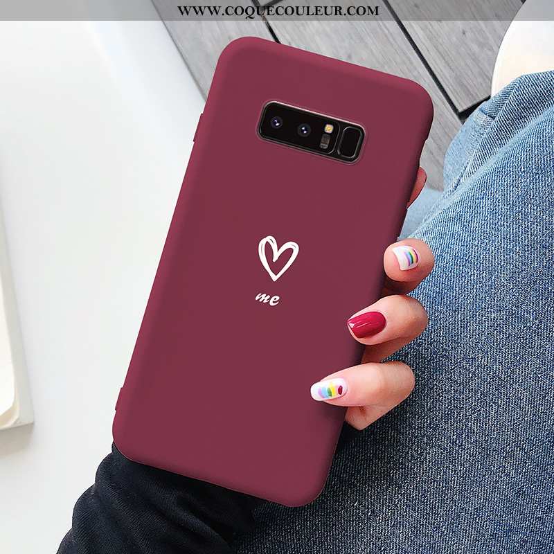 Coque Samsung Galaxy Note 8 Protection Amoureux Tendance, Housse Samsung Galaxy Note 8 Personnalité 