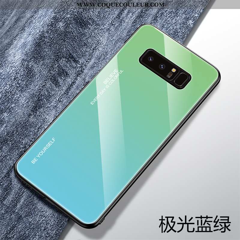 Étui Samsung Galaxy Note 8 Protection Fluide Doux Personnalité, Coque Samsung Galaxy Note 8 Verre Vi