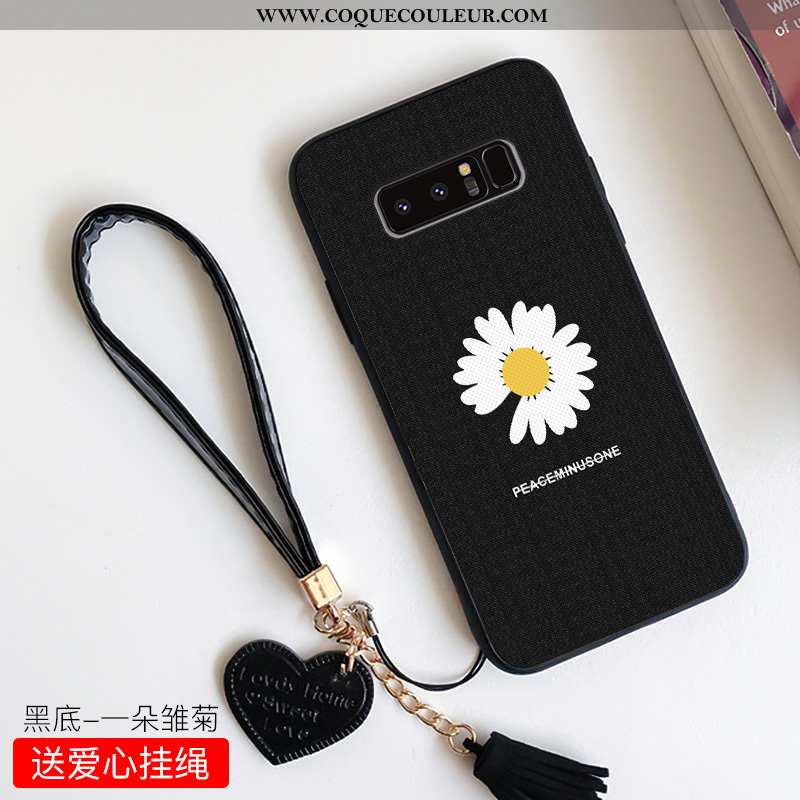 Housse Samsung Galaxy Note 8 Fluide Doux Amoureux Incassable, Étui Samsung Galaxy Note 8 Silicone Cr