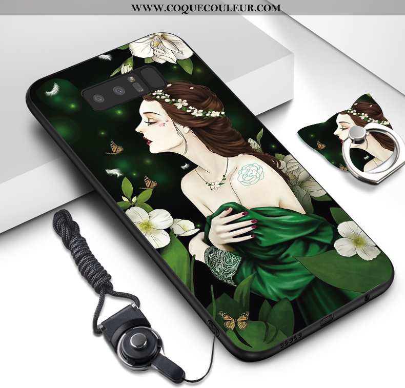 Étui Samsung Galaxy Note 8 Dessin Animé Silicone Incassable, Coque Samsung Galaxy Note 8 Fluide Doux