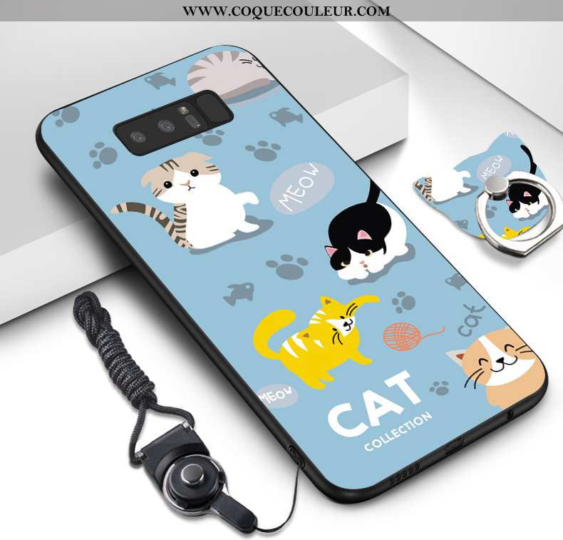 Étui Samsung Galaxy Note 8 Dessin Animé Silicone Incassable, Coque Samsung Galaxy Note 8 Fluide Doux