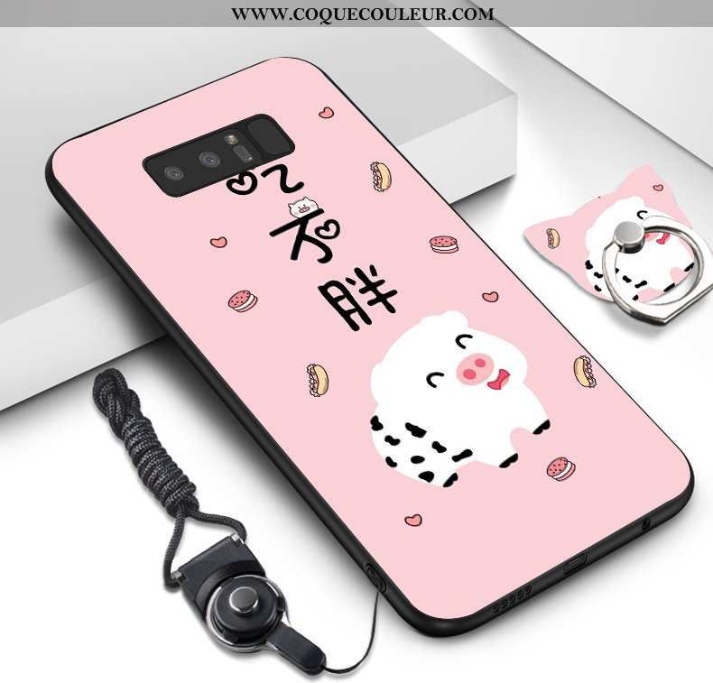 Étui Samsung Galaxy Note 8 Dessin Animé Silicone Incassable, Coque Samsung Galaxy Note 8 Fluide Doux