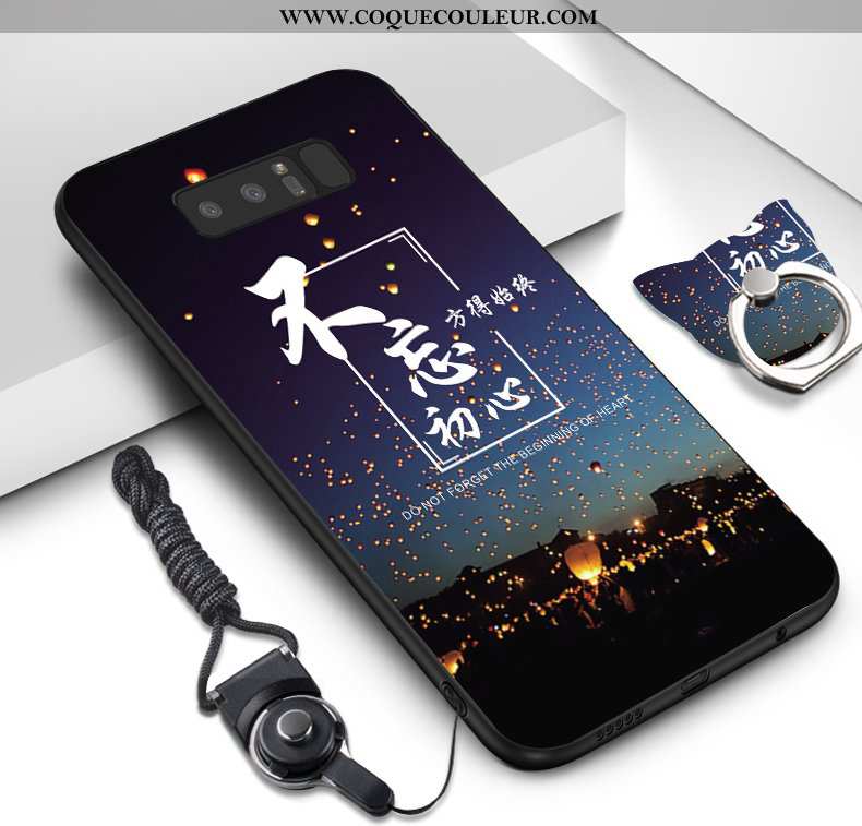 Étui Samsung Galaxy Note 8 Dessin Animé Silicone Incassable, Coque Samsung Galaxy Note 8 Fluide Doux