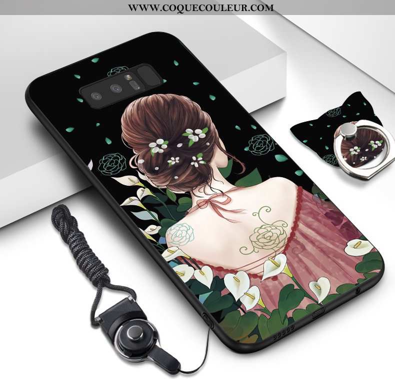 Étui Samsung Galaxy Note 8 Dessin Animé Silicone Incassable, Coque Samsung Galaxy Note 8 Fluide Doux