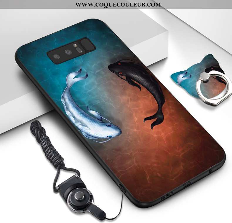 Étui Samsung Galaxy Note 8 Dessin Animé Silicone Incassable, Coque Samsung Galaxy Note 8 Fluide Doux