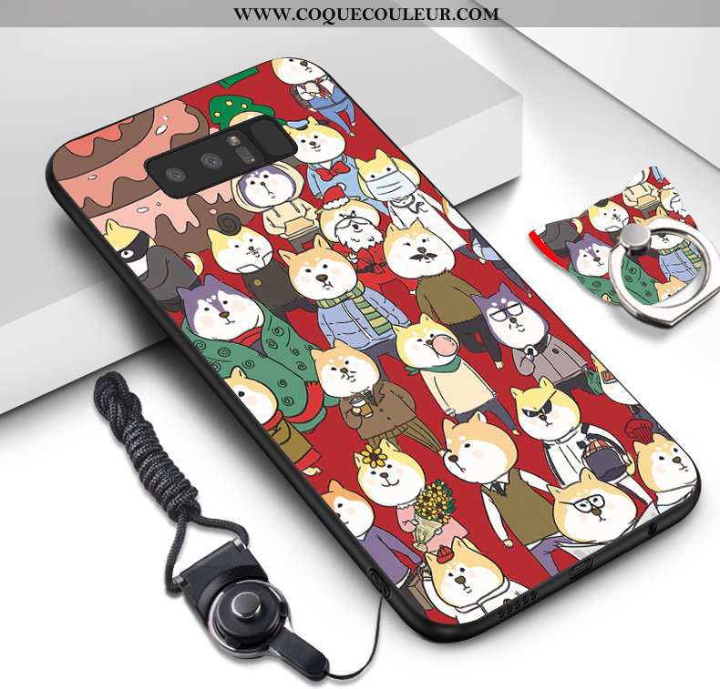 Étui Samsung Galaxy Note 8 Dessin Animé Silicone Incassable, Coque Samsung Galaxy Note 8 Fluide Doux